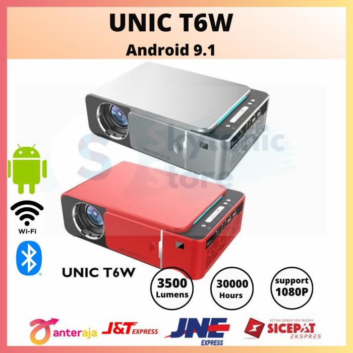 

Irled | Proyektor Mini Unic T6W 3500 Lumens Android 9.1 Support 1080P Led Hd