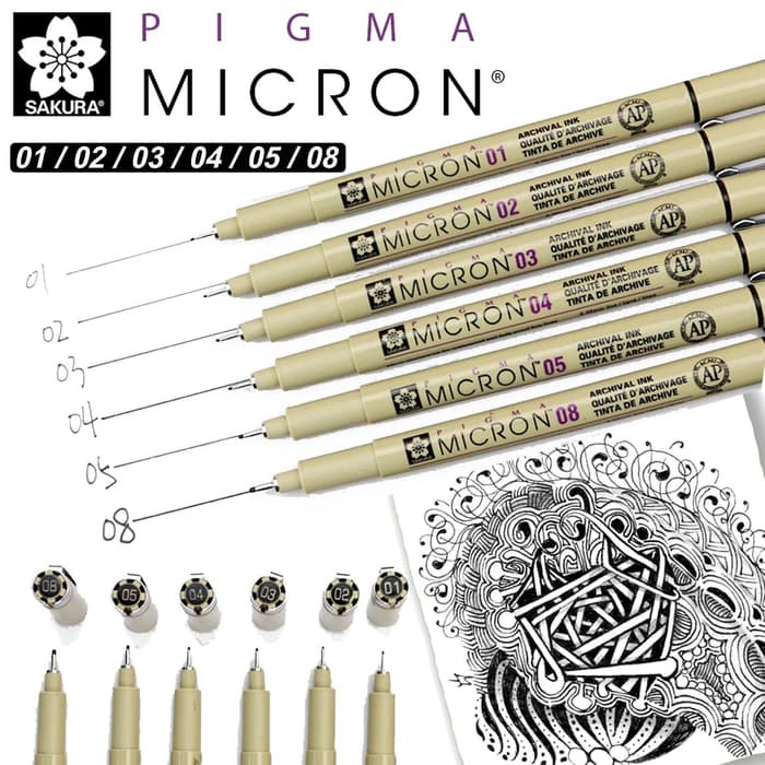 

SAKURA PIGMA MICRON DRAWING PEN