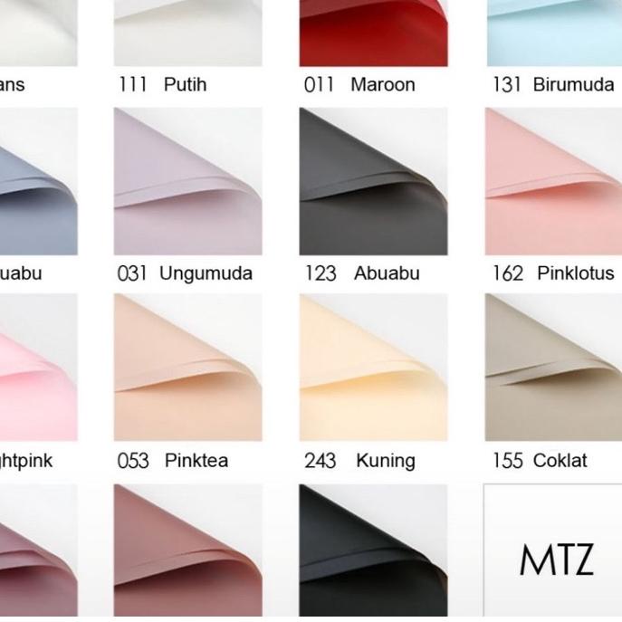 

TREN MASA KINI [20 LEMBAR]KERTAS BUNGA POLOS CELLOPHANE**