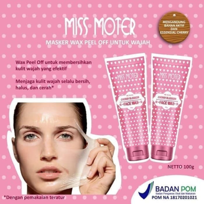 SYB Miss Moter Pink / Cherry Blossom Face Wax BPOM Original