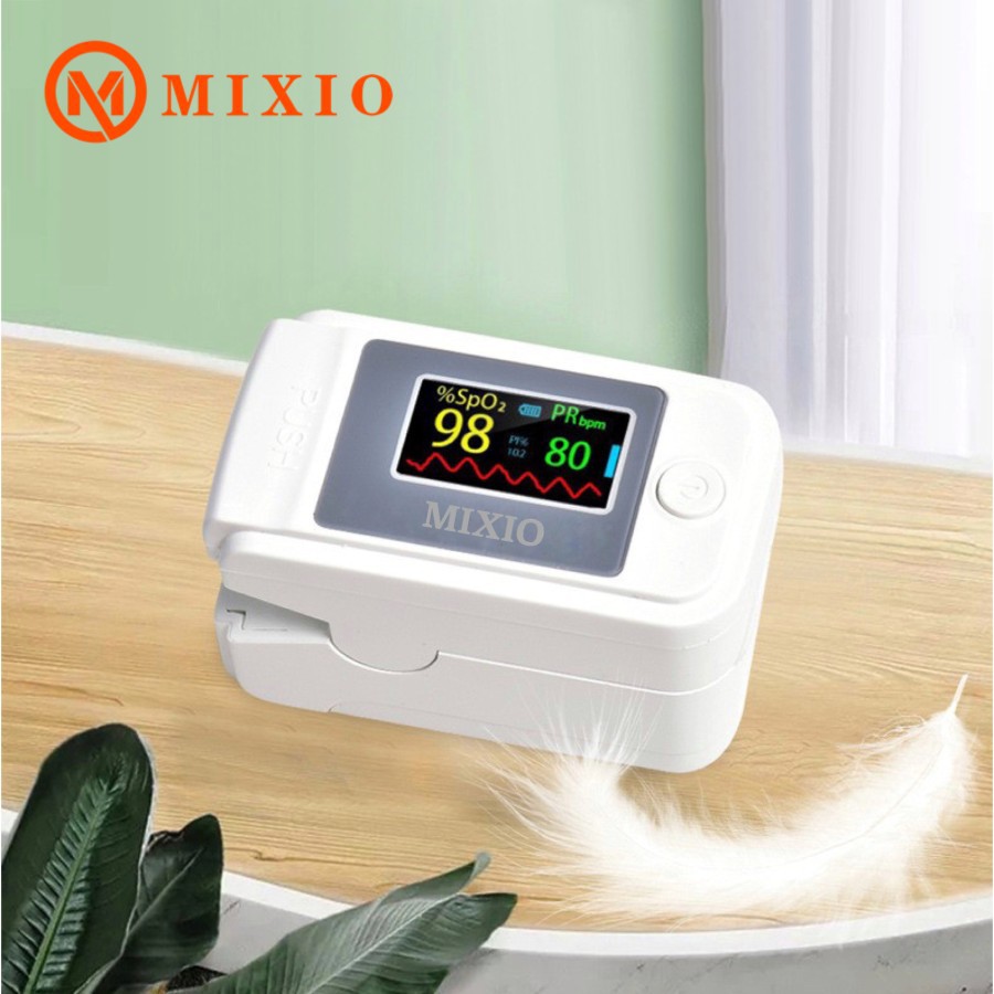 MIXIO Oximeter pulse Oxymeter Fingertip Pulse SPO2 PRbpm LK89