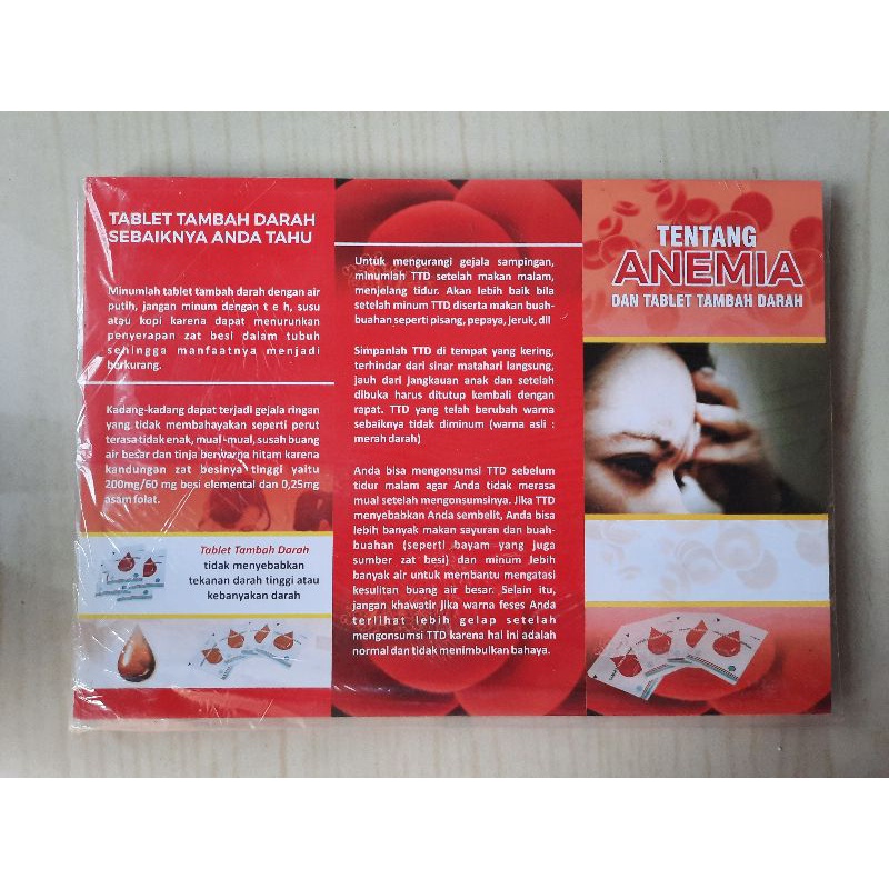 Leaflet  Tentang Anemia Dan Tablet Tambah Darah