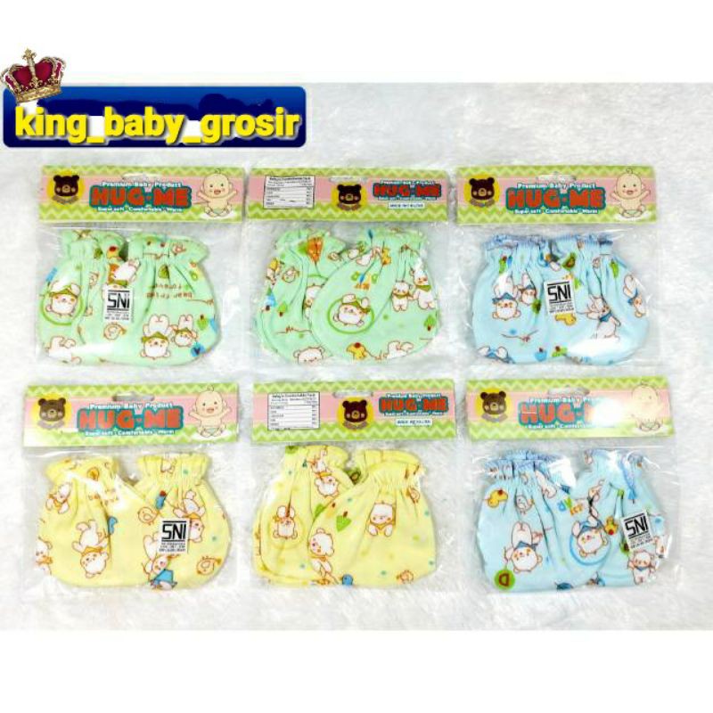 SARUNG TANGAN &amp; KAKI BABY MEREK MAMIMU &amp; HUG ME(SNI)