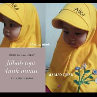 Jilbab Bordir Nama