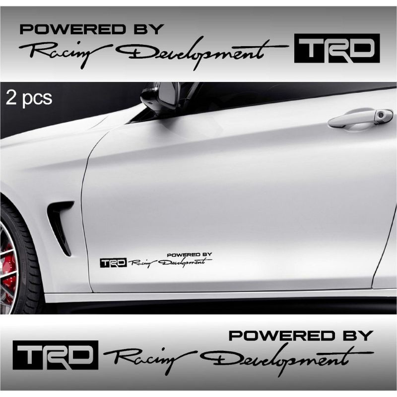 STICKER TRD BY RACING DEVELOPMENT