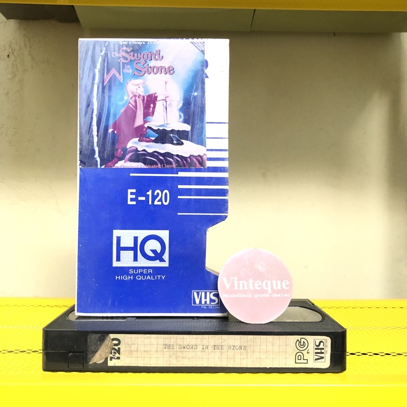 Kaset VHS The Sword In The Stone