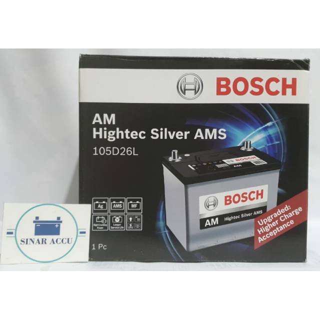 Aki mobil Bosch 105D26L NX110-5L 80D26L aki kering