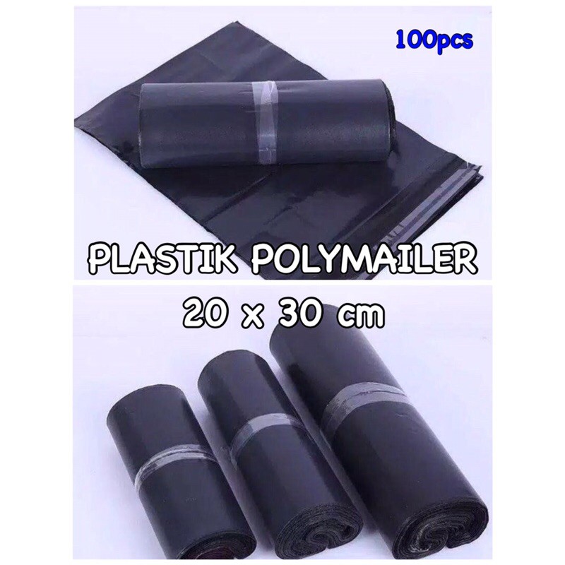 

(100pcs) PLASTIK PACKING ONLINE+LEM/ PLASTIK POLYMAILER 20x30cm