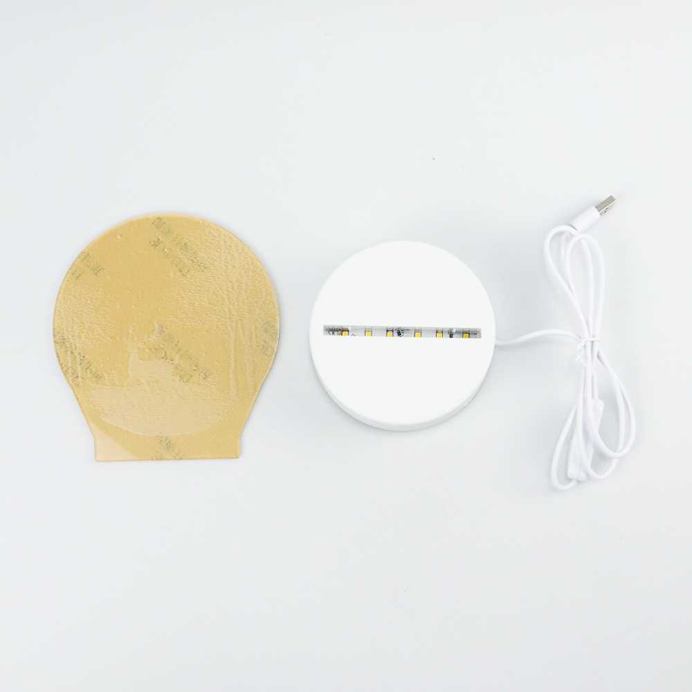 TD-DHA KERST Lampu Tidur 3D LED Transparan Warm White - Z-584