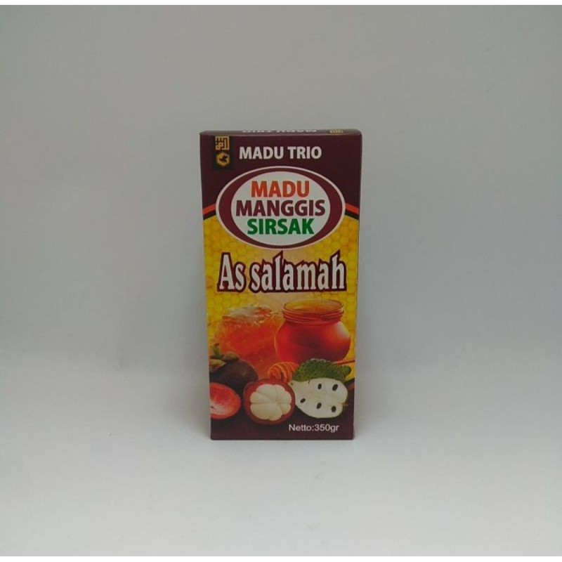 

Madu Trio Madu Sirsak Manggis As-salamah 350gr Kanker Tumor Liver