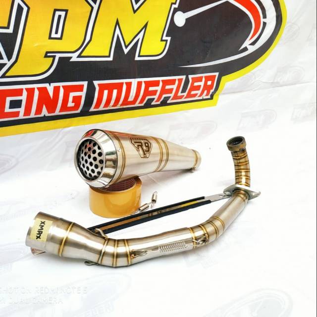 Knalpot XMAX 250 - Knalpot Racing R9 gp tech XMAX 250