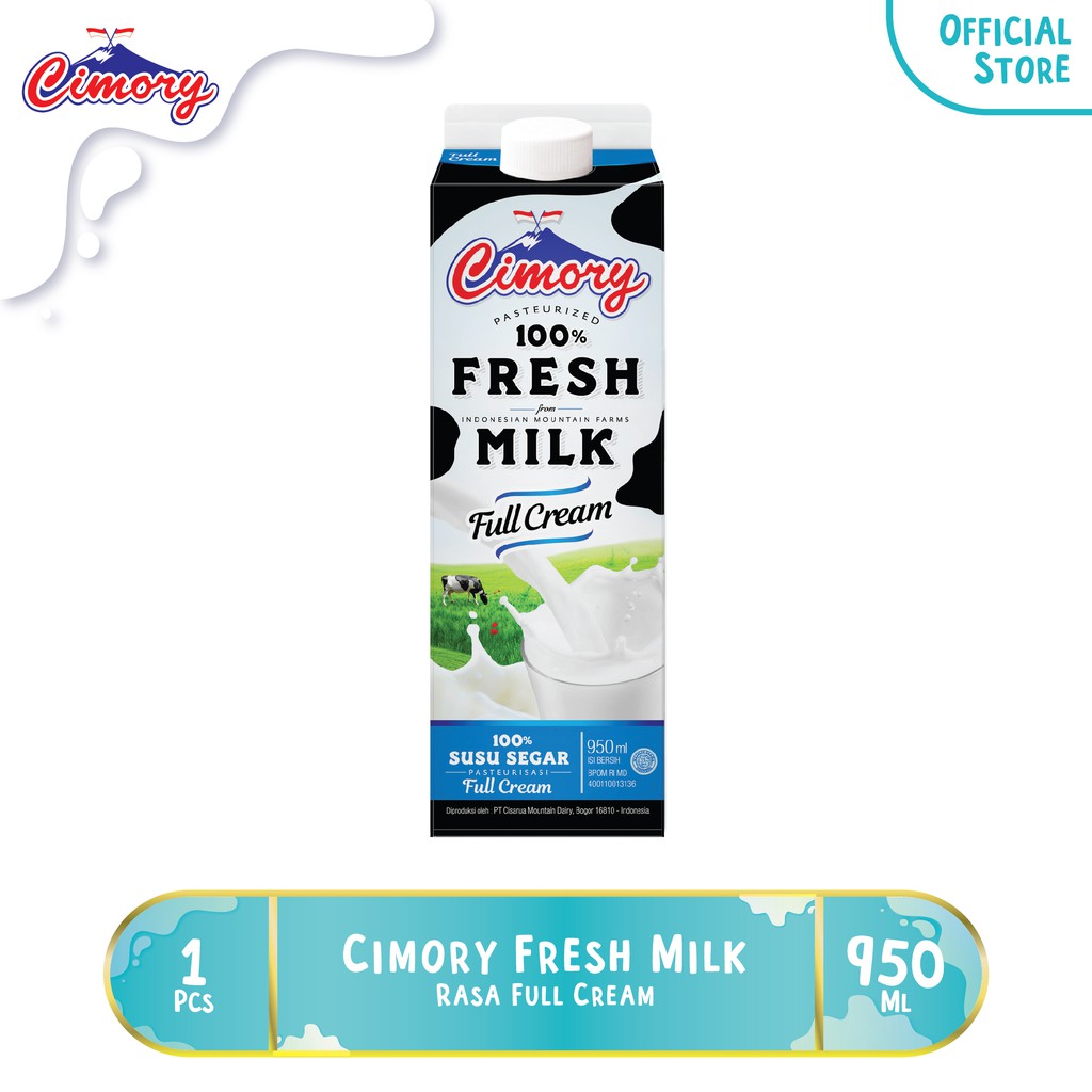 

1 Pc - Cimory ESL Plain 950 ml