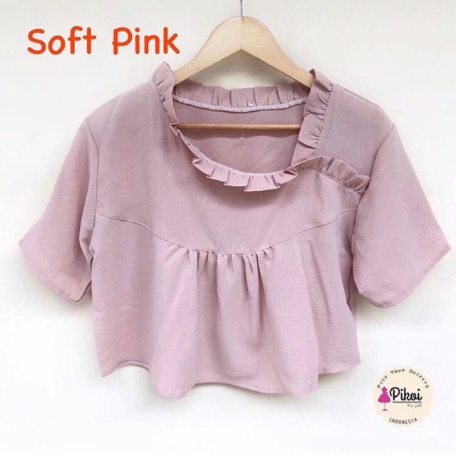 Button shirt / baju korea murah / atasan wanita bangkok / baju impor murah / vintage kekinian 1924