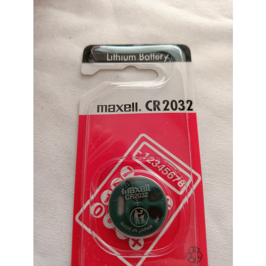 Baterai 3V Maxell CR2032 CR 2032 Original