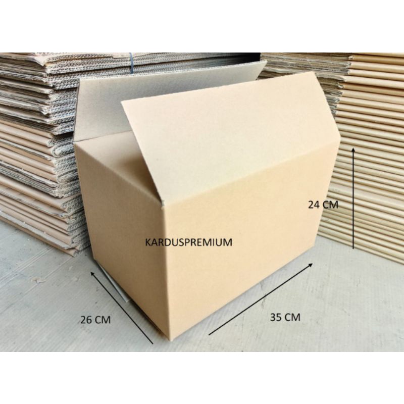 

kardus box packing polos 35x26x24 cm