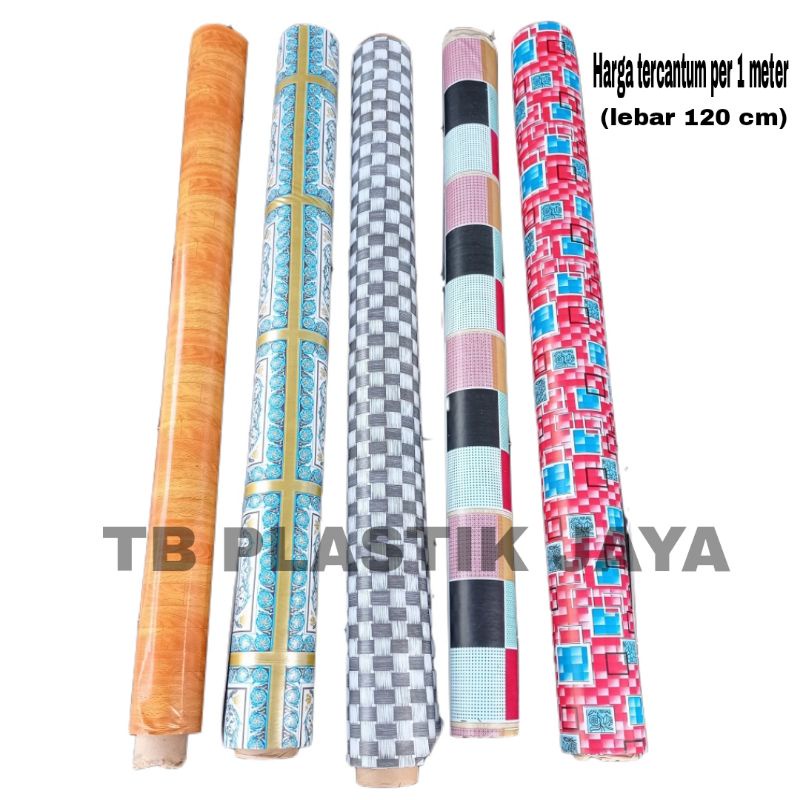 KARPET LANTAI VYNIL/TAPLAK MEJA METERAN/PERLAK/KARPET LANTAI METERAN