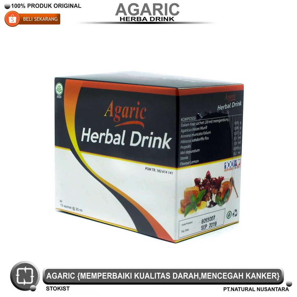 

AGARIC HERBAL DRINK (MINUMAN KESEHATAN NASA)