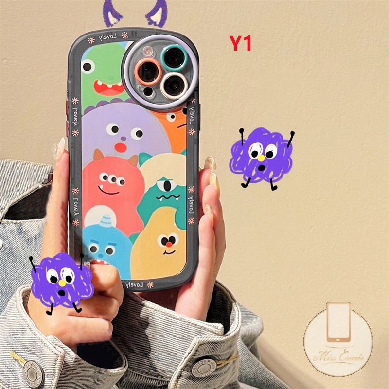 Soft Case TPU Motif Kartun Monster Kecil Untuk Redmi Note 10 / 11 / 10s / 10Pro / 8 / 9Pro / 9s / 11Pro / 10 / 9 / 10A / 9T / 9C / 9C