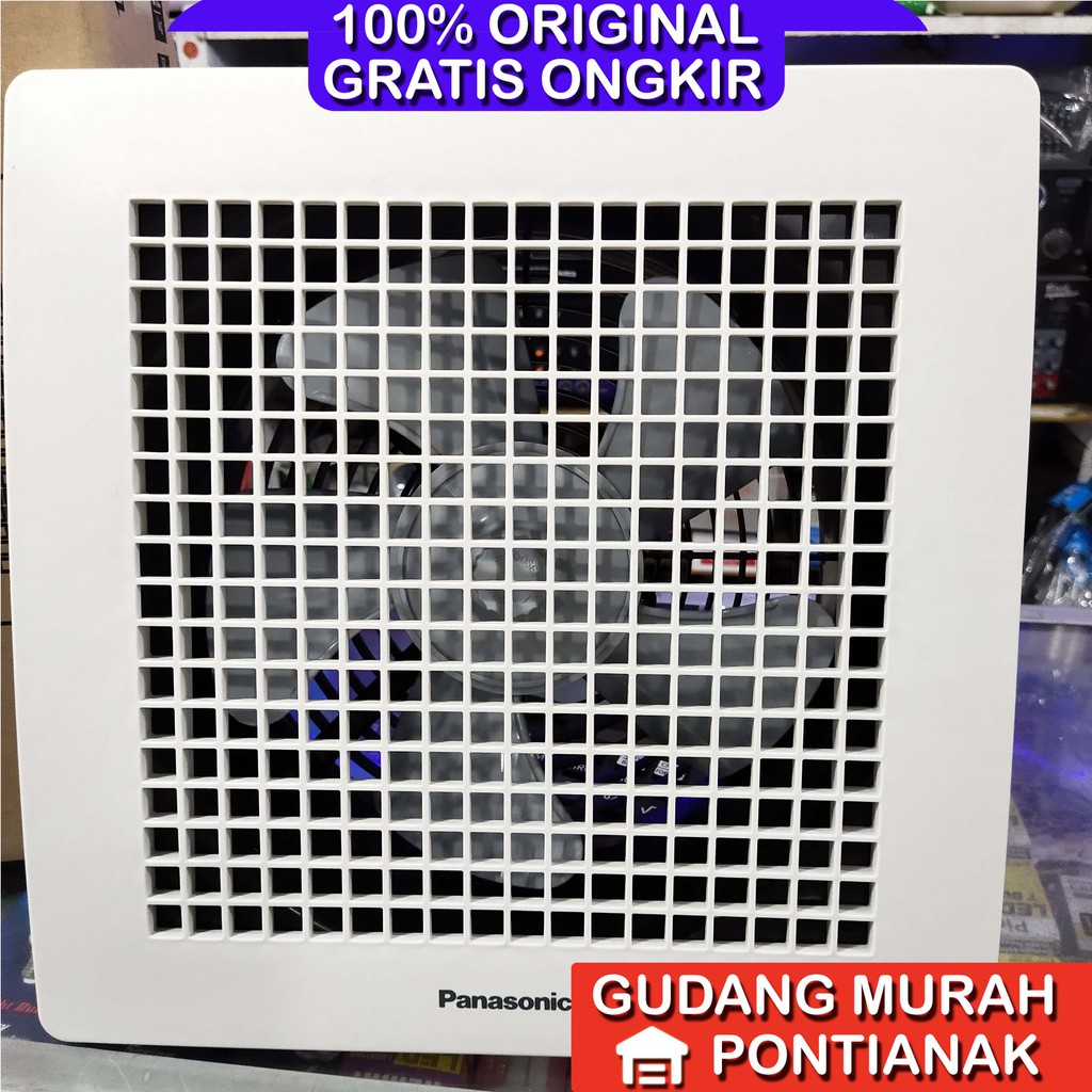 Exhaust Fan Plafon Ceiling Panasonic FV-25TGU wall hexos fan penyedot udara hawa panas asap