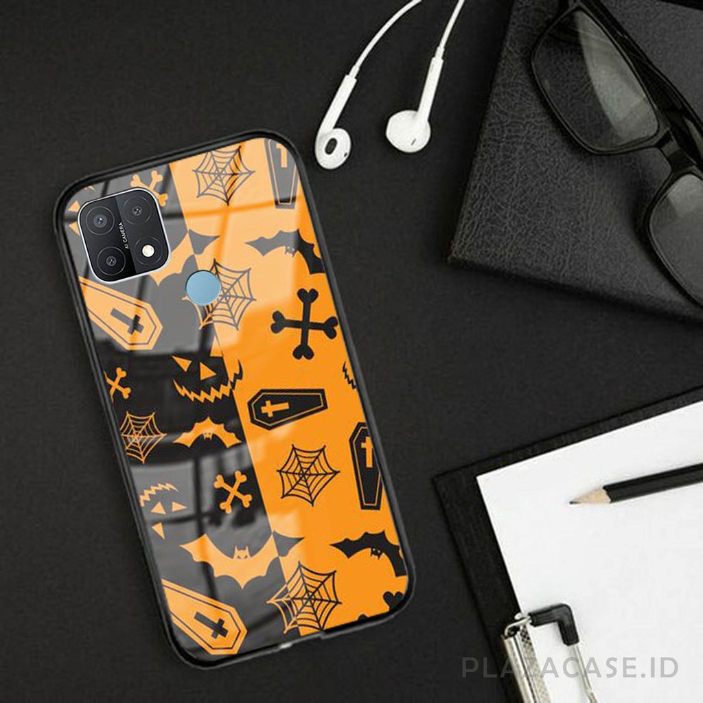 Softcase Glass Halloween [K84] for All Type OPPO RENO 5 RENO 4 RENO 4F A73 A53 A91 RENO 3 A71 F1S A3