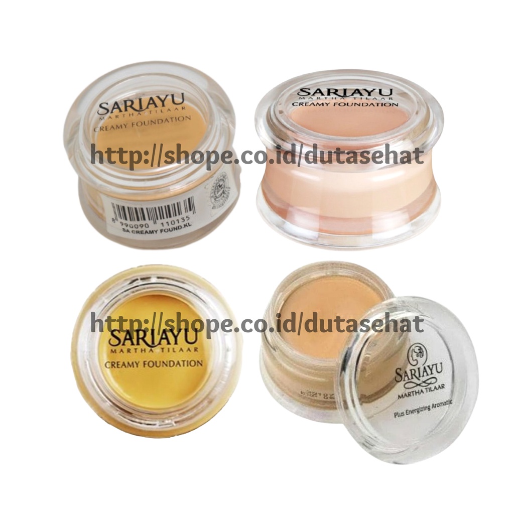 Sariayu Creamy Foundation Kuning Langsat, Kuning Pengantin, Sawo matang, Kuning Gading - Cream Found