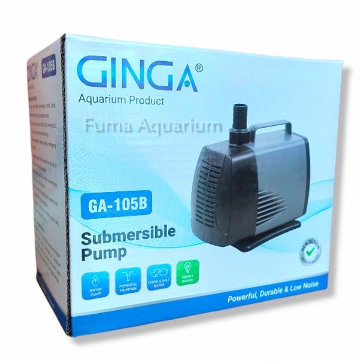 Pompa Celup power head GINGA 105B GA-105B filter kolam - Aquarium - hidroponik - air terjun - waterfall - water Pump - Submersible Pump