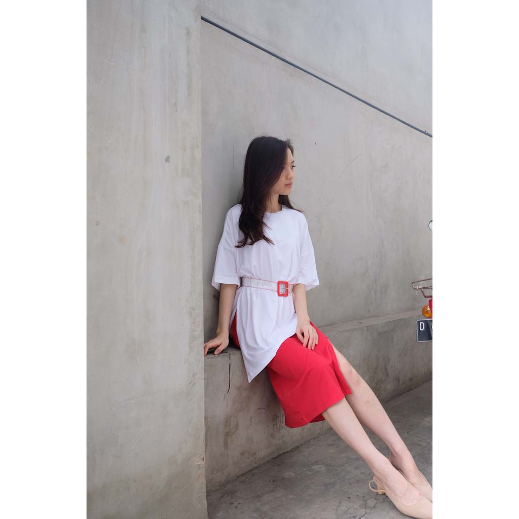 Kadaka S-0128 Set Comfy Asimetris with Belt