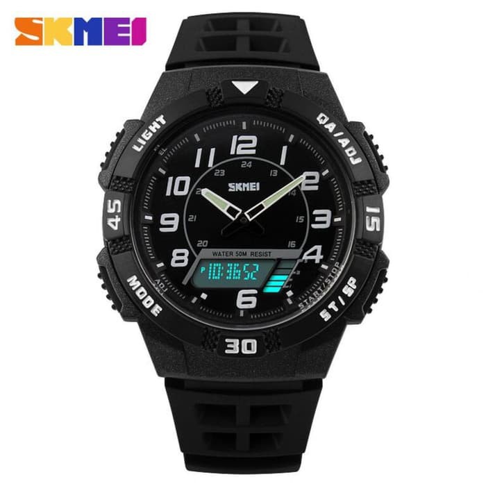 Jam Tangan Pria Wanita ORIGINAL Skmei Casio Sporty Led Anti Air ASLI