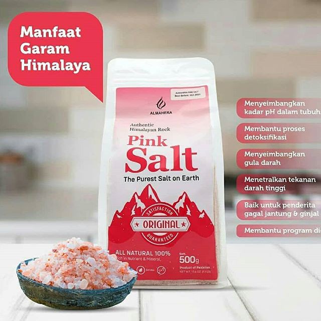 Garam Himalaya Original Diet Keto K Himalaya Salt Garam Dapur Almahera Indonesia