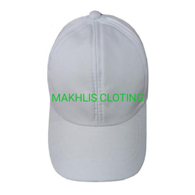 TOPI ANAK BASEBAL TOPI ANAK CUSTOM FREE NAMA TOPI ANAK LAKI LAKI TOPI ANAK PEREMPUAN TOPI-Putih