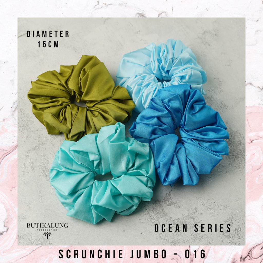 Ikat Rambut Scrunchie Kunciran Kuncir Hijab 016