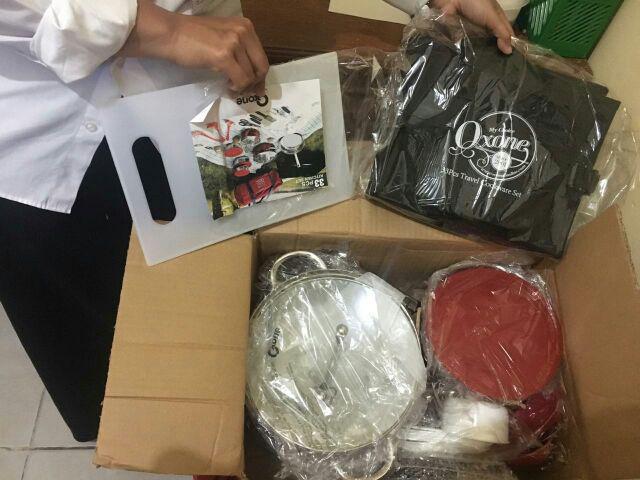 Oxone Panci Set 33 Pc Travel Cookware Ox 993 / Peralatan Masak Ox993