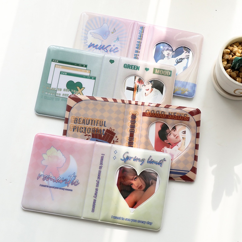 Sanrio Kuromi Album Foto Mini 36 Slot Cover Hollow 3 &quot;Untuk Koleksi Kpop Lomo Card