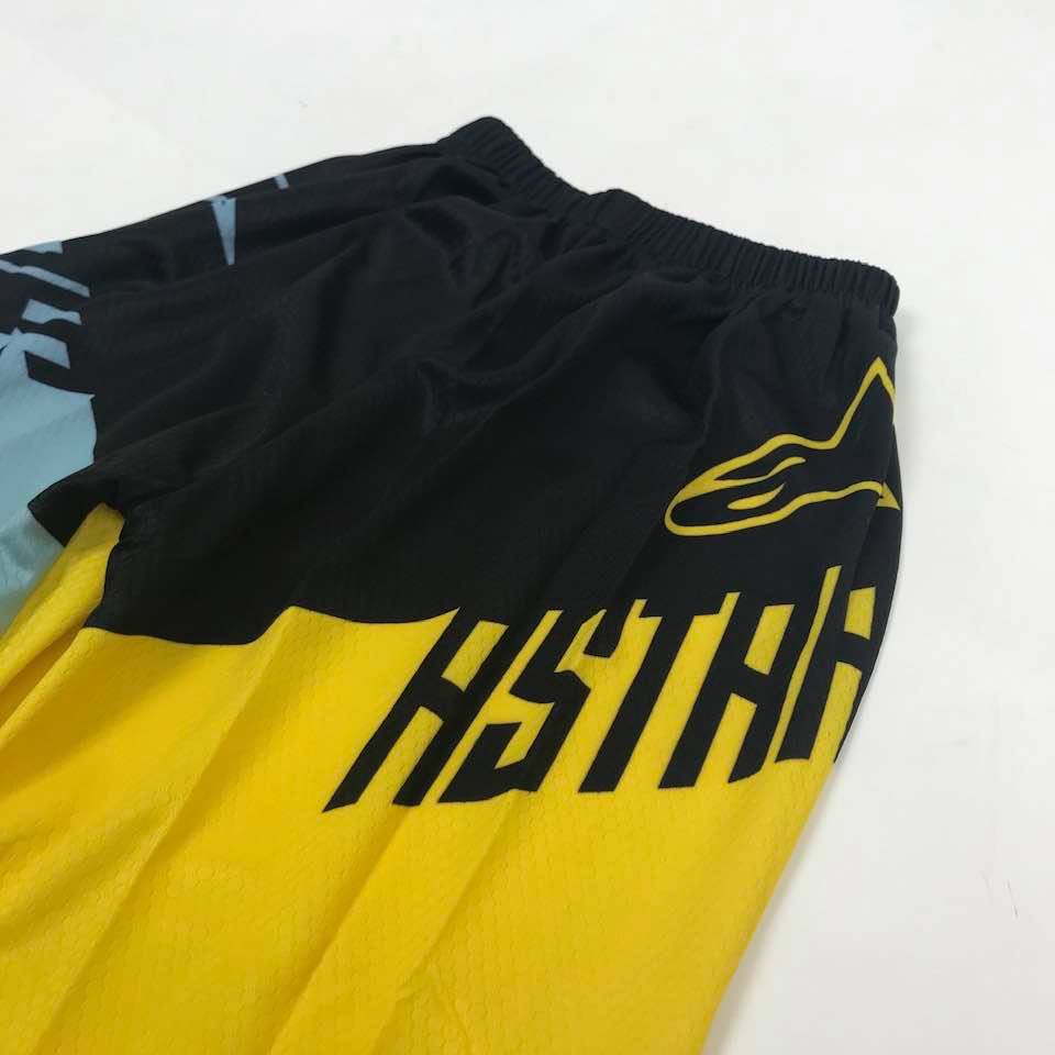 Jersey Sepeda Anak Boy Kids Motif Printing Alpinestar JAA Yellow Black