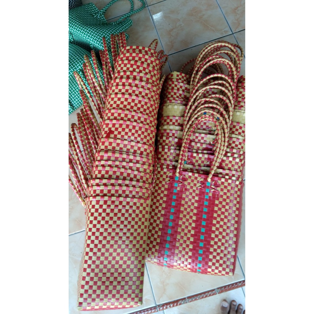 Tas Anyam Bahan Kaca Mini