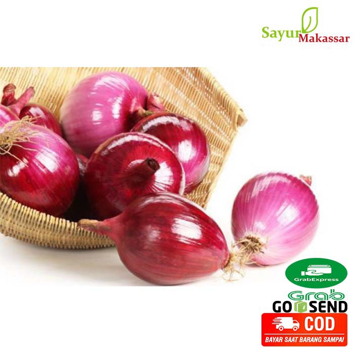 

Bawang Merah Bima ukuran besar (kupas dan belum kupas) Sayuran Segar Super Kualitas Sayur Makassar
