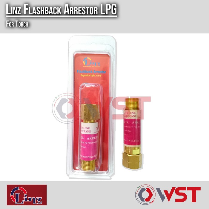 FLASHBACK ARRESTOR LPG UNTUK TORCH LINZ