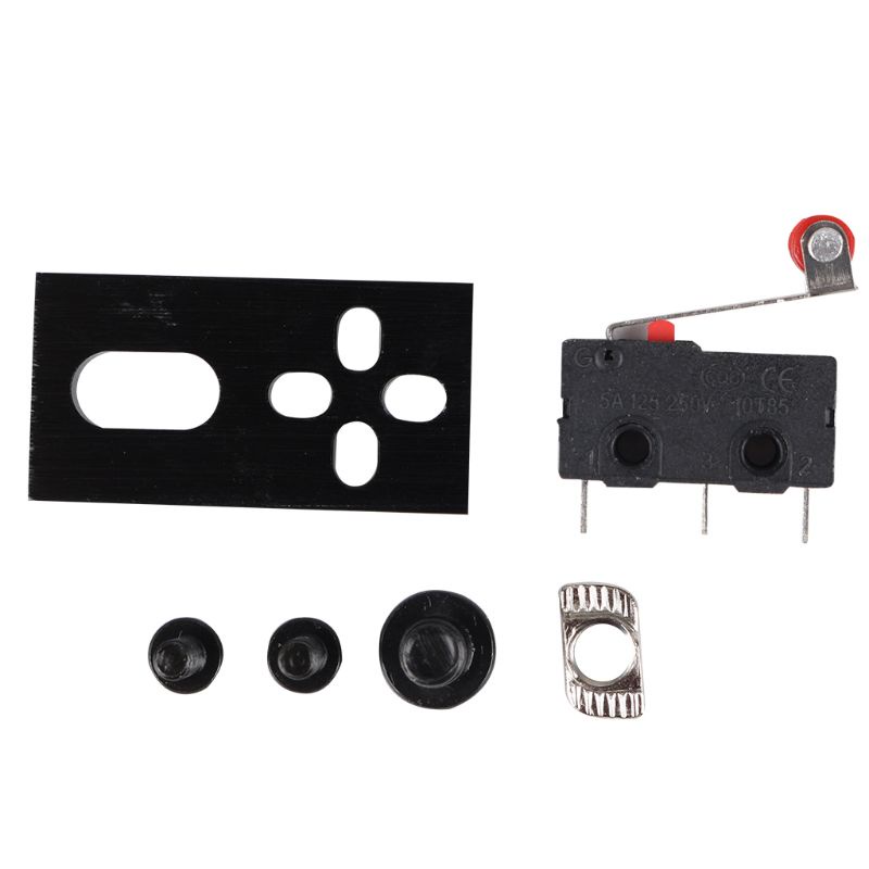 Btsg 1Set Micro Limit Switch Kit Dengan Plat Papan Pemasangan Untuk C-Beam CNC Router Mach