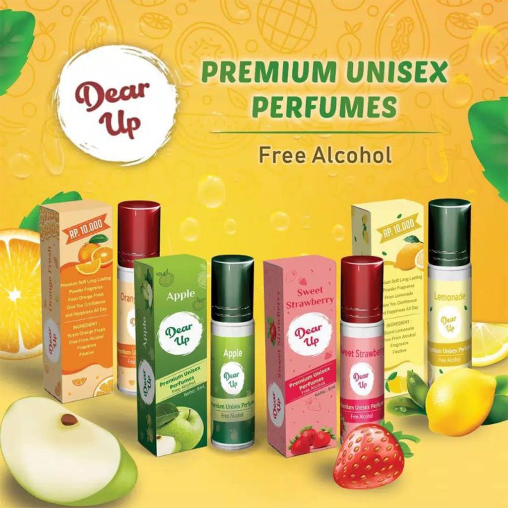 DEAR UP Parfum Parfume Perfume Premium Unisex Roll On | Non Alcohol | BPOM (KIM)
