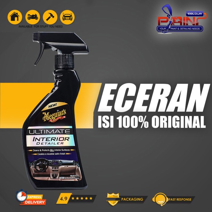 Meguiars Ultimate Interior Detailer ECER,pembersih dasboard trim mobil