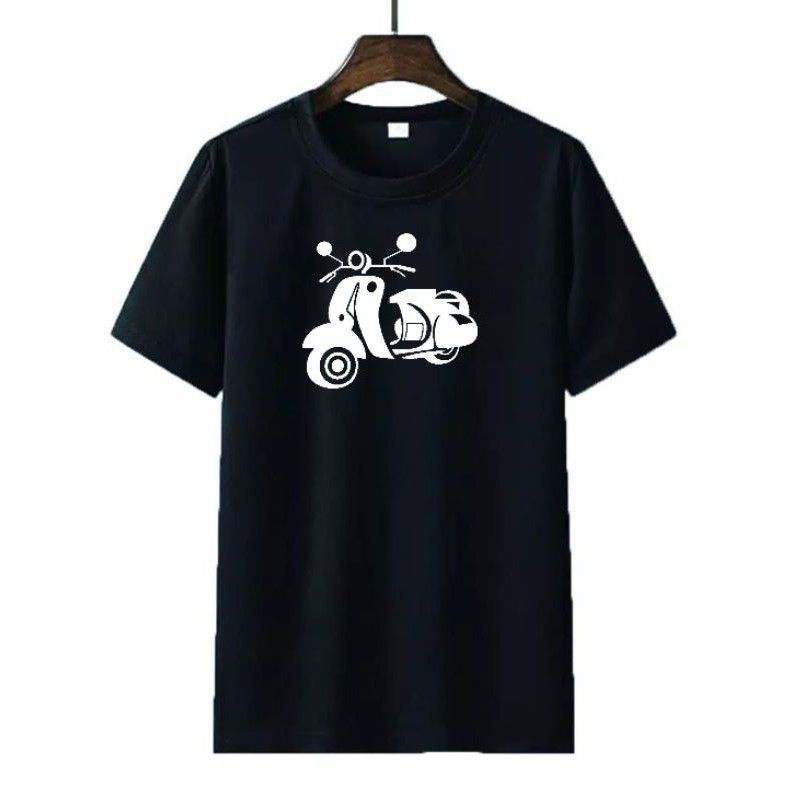 KL || KAOS DISTRO SABLON DIGITAL LOGO VESPA COTTON COMBAD 30S