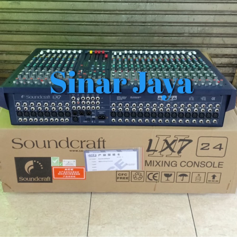 Mixer Soundcraft LX7ii LX7 ii 24 channel 24 ch