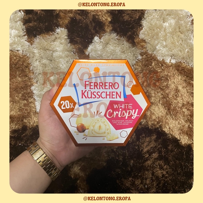 

[ READY STOCK]Ferrero Küsschen White Crispy 178gr