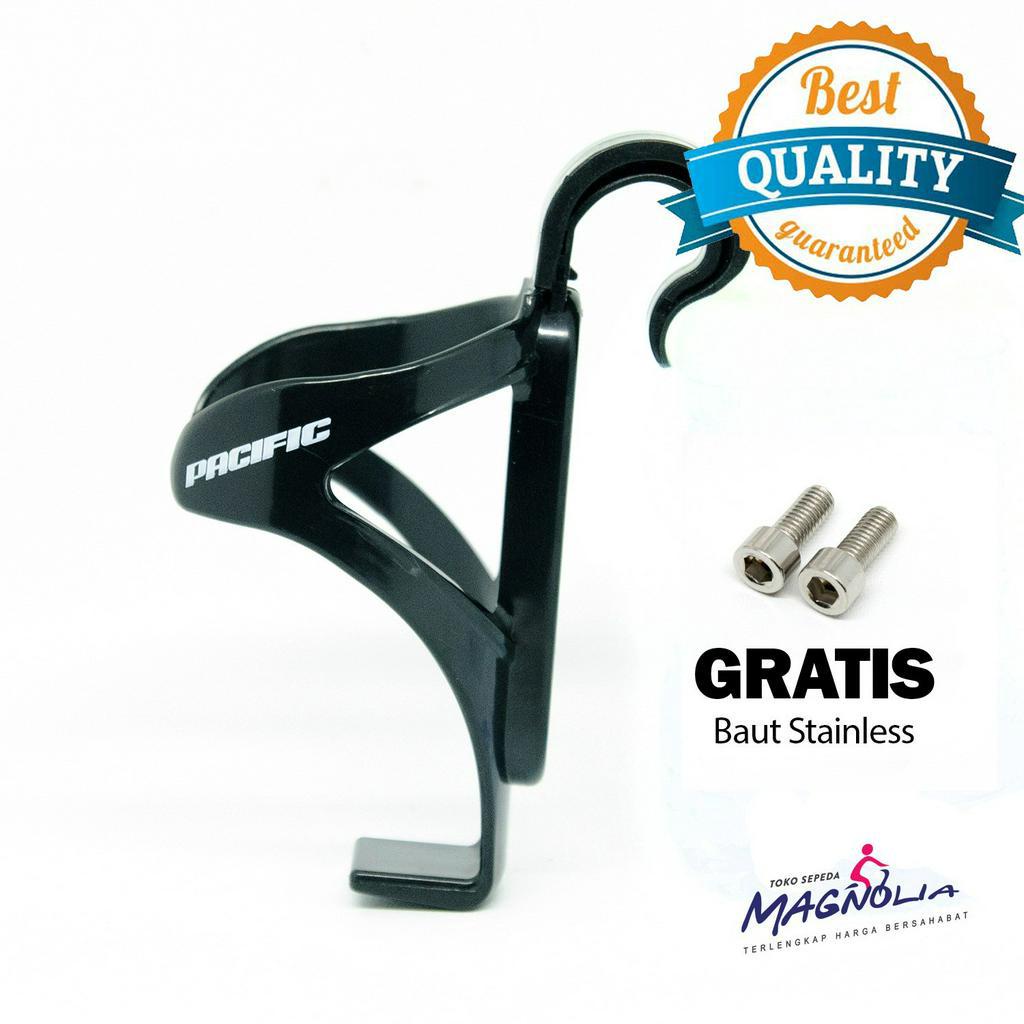 Holder Tempat Botol Minum Sepeda Gunung MTB CTB RoadBike Lipat - Bottle Cage ORI - PACIFIC
