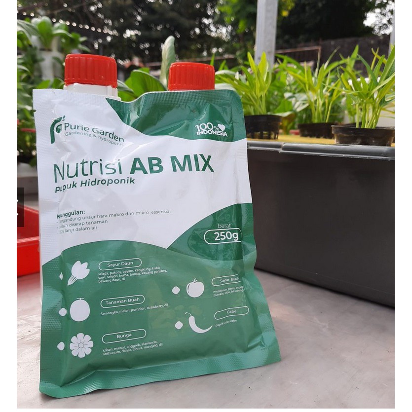 NUTRISI SAYUR BUAH - SAYUR DAUN AB MIX HIDROPONIK - Nutrisi Tanaman Hidroponik - Vitamin Hidroponik