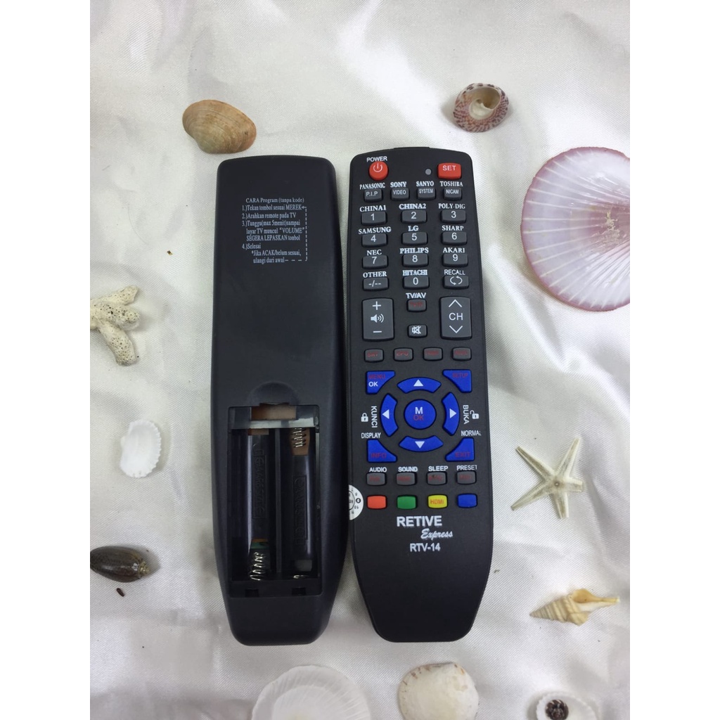 Remot / REMOTE MULTI TV TABUNG / LCD / LED +Digital Receiver  PARABOLA- TV 7