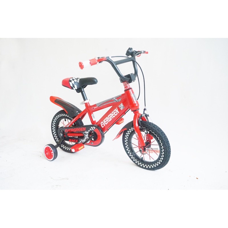 Sepeda mini BMX Logan 12 inch anak usia 3-7 tahun SNI roda 4 roda samping COD kredit cicilan garansi-3