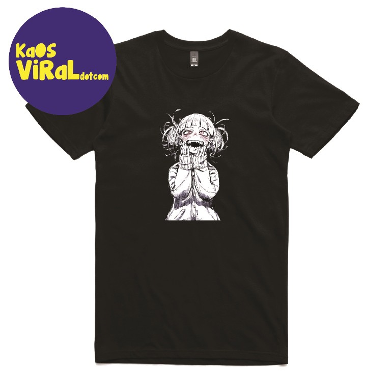 BAJU KAOS ANIME WAIFU HIMIKO TOGA AHEGAO T-SHIRT