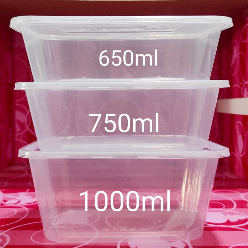 Jual Thinwall Rec Ml Ml Ml Kotak Food Container Isi Pcs