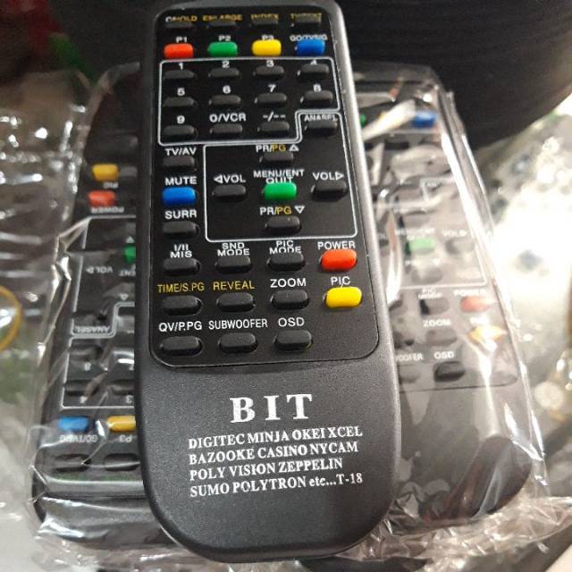 (GRATIS BoubleWarp) Remote TV Polytron Tabung